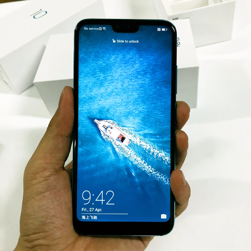 Honor 10 смартфон 4 Гб 128 ГБ NFC мобильный телефон изогнутое стекло Android 8 1 OctaCore 5