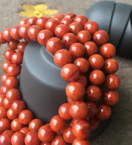 Браслет Nanhong agate 108 7 мм с изображением пламени браслет сычуаньтянь Liangshan