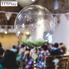 18 дюймов, без морщин, прозрачный гелиевый фотоэлемент, украшение для вечевечерние, воздушный шар, подарки