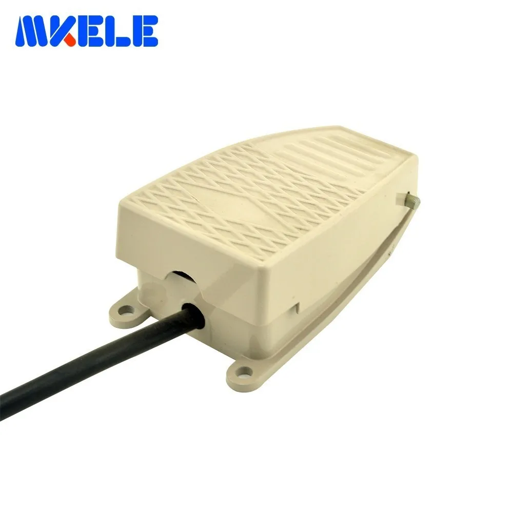 SPDT Electric Foot Pedal Switch With Push Button 15A 250VAC Aluminum Alloy Industrial MKEKW-5A-B High Quality | Обустройство дома