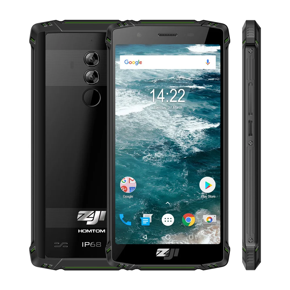 4G смартфон HOMTOM ZOJI Z9 6GB 64GB IP68 5500 mAh водонепроницаемый сердечного ритма мобильный