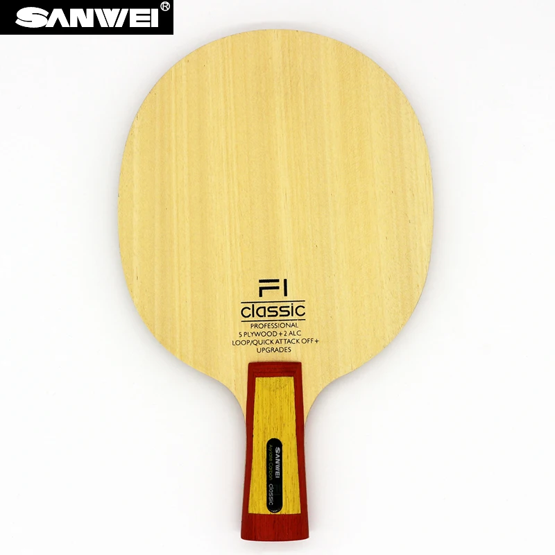Sanwei F1 Classic (структура visaria ALC) лезвие для настольного тенниса Arylate Carbon пинг понга
