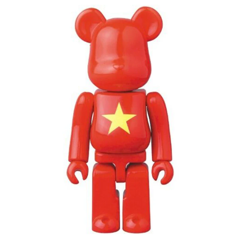 7 см/6 98 см Medicom 100% Be @ rbrick серии 37 флаг Вьетнам Bearbrick детские игрушки новинка|Игровые