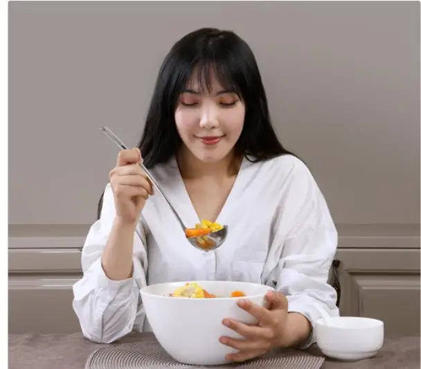 Xiaomi youpin ложка из нержавеющей стали гладкая на ощупь Горячая дезинфекция горячий горшок инструмент подходит для кухни умный дом