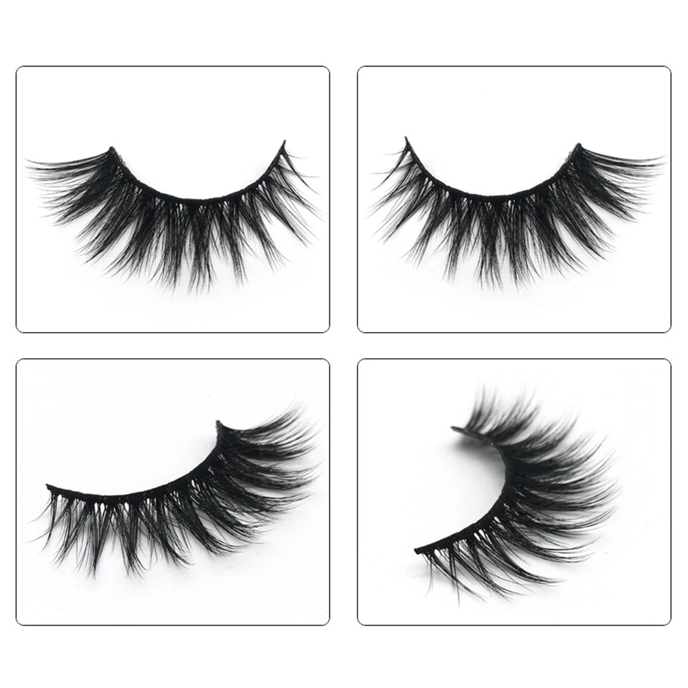 3D натуральные накладные ресницы для наращивания норковые магнитные толстые