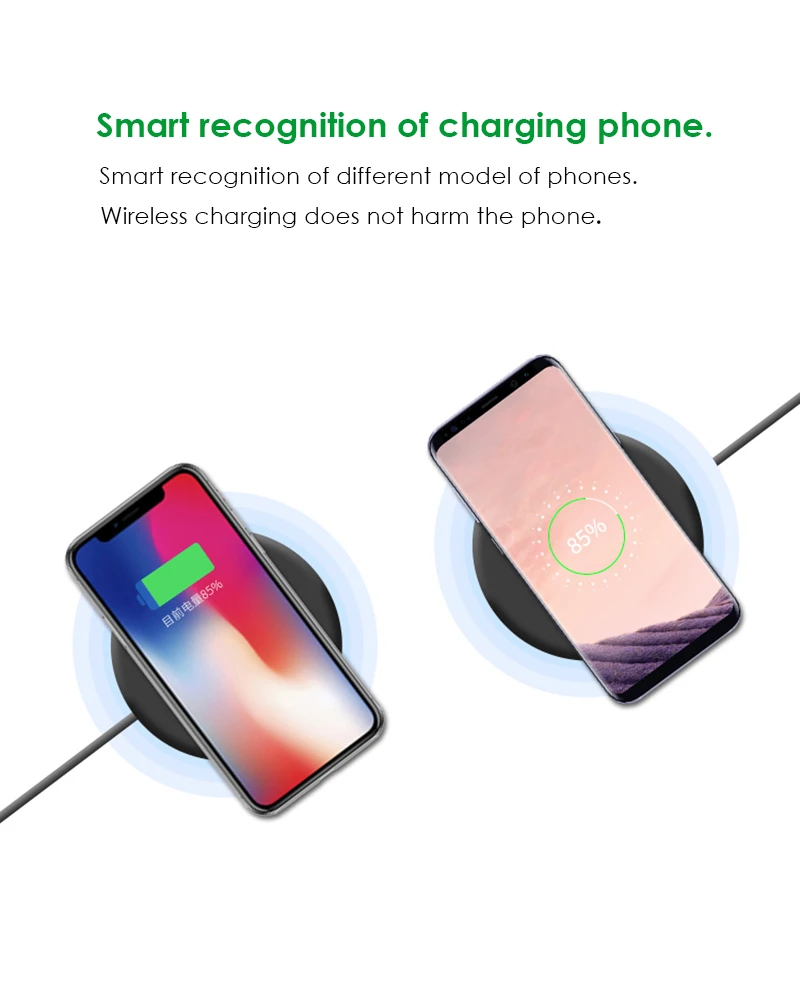 Qi Беспроводная зарядка 40 Вт 8 USB портов 2 Type C зарядная станция для iPhone X Apple iPad 9 7 Samsung