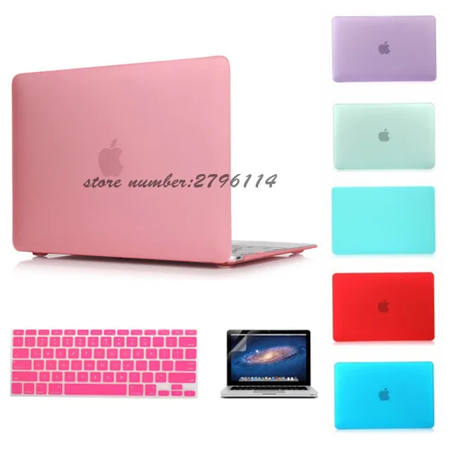 Матовый чехол для Apple Macbook Air 13 Чехол 11 Pro Retina 12 15 сумка ноутбука Mac book клавиатуры +