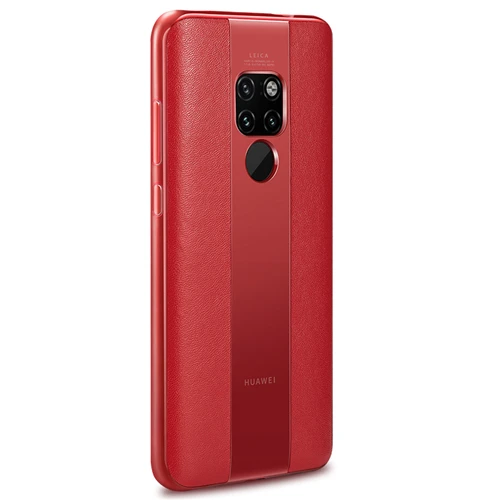 WK кожаный чехол для huawei mate 20 Pro, высококачественный матовый чехол 10 Pro Porsche с полным краем, силиконовый чехол из ТПУ, мягкий чехол для крупного рогатого скота - Цвет: Red Case