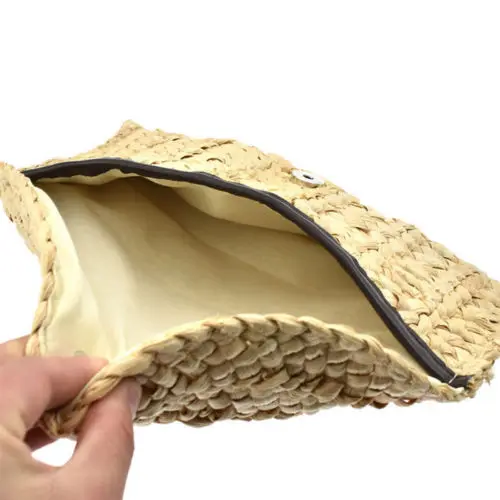 

New Women Bags Straw Shoulder Handbag Tote Messenger Knit Satchel Bag Beach Bags
