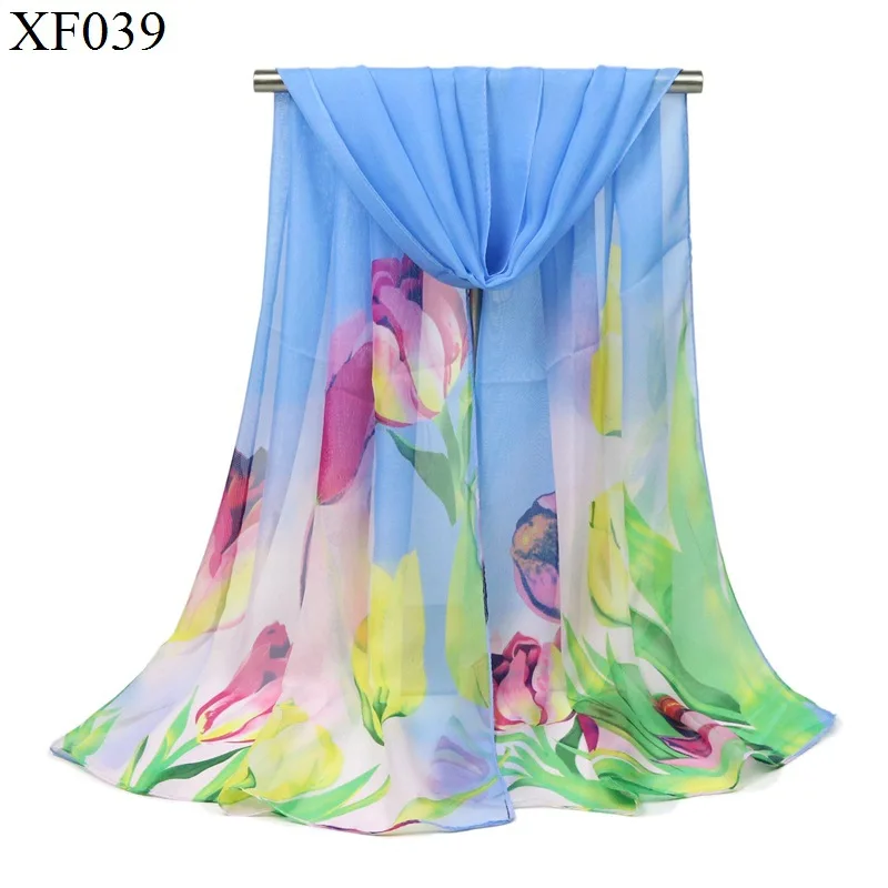 Новинка 2017 года цветок шифон шарф женский шелковый лето солнцезащитный крем