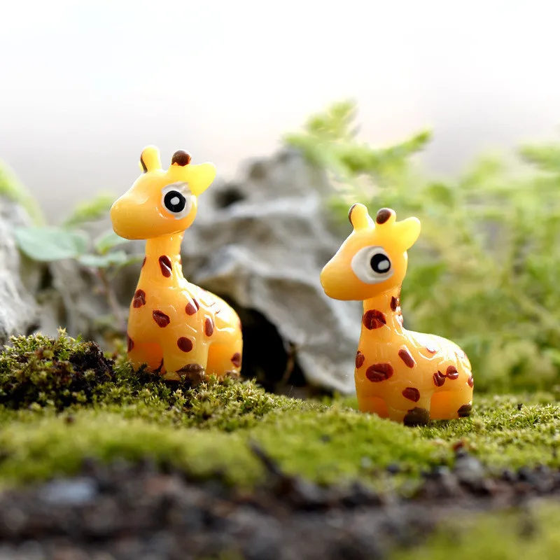 1 шт. моделирование животных мини Сика олень Аниме Фигурка мультяшная кукла