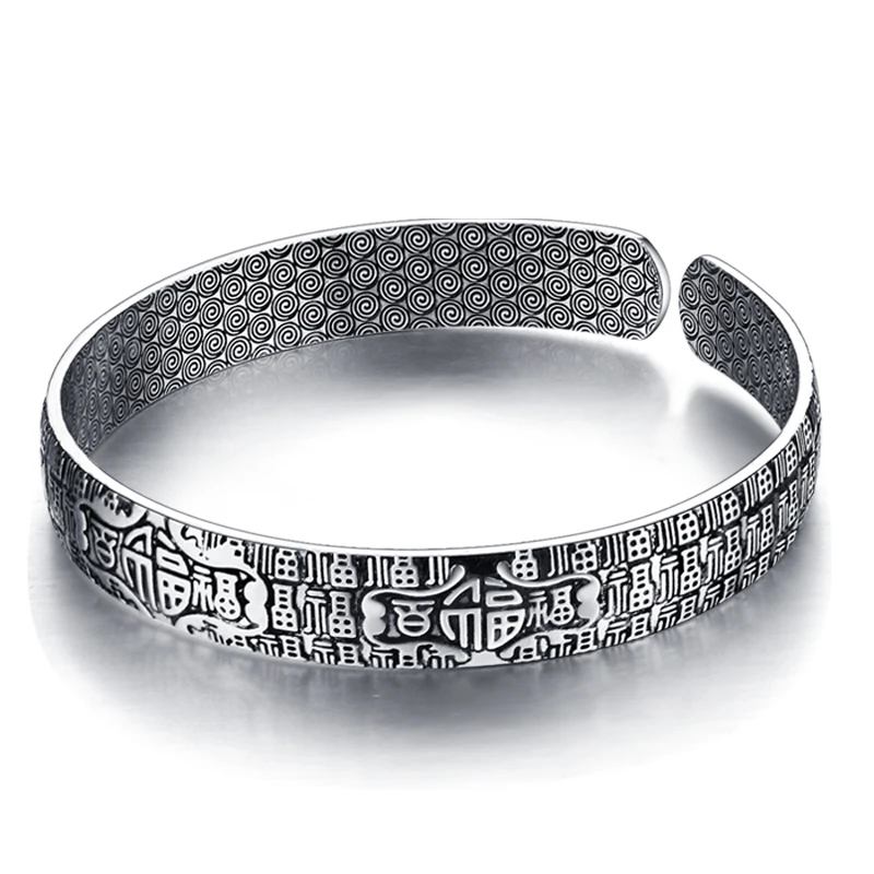 Женский модный браслет из стерлингового серебра 925 пробы тайского в китайском