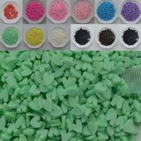 500g heart shape polymers clay slices colorful sprinkles for phone decorationscrapbook diycrystal mud slimes fillingembellish