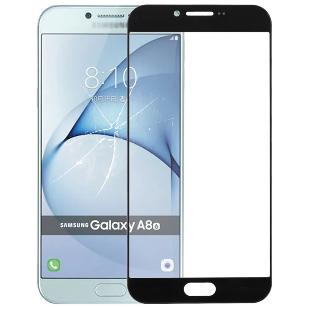IPartsBuy передний экран Внешний стеклянный объектив для Galaxy A8 (2016) / A810|Объективы