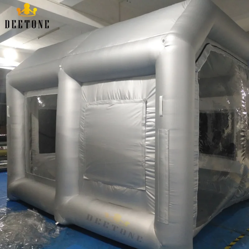 DEETONE 4x3 mH портативная надувная покрасочная Палатка используется аэрозольная