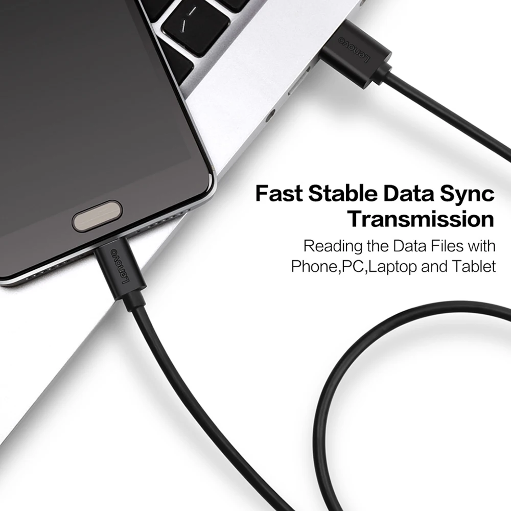 Lenovo usb type-C кабель 2A USB C кабель передачи данных для быстрой зарядки type-C USB Кабель зарядного устройства для lenovo OnePlus Xiaomi