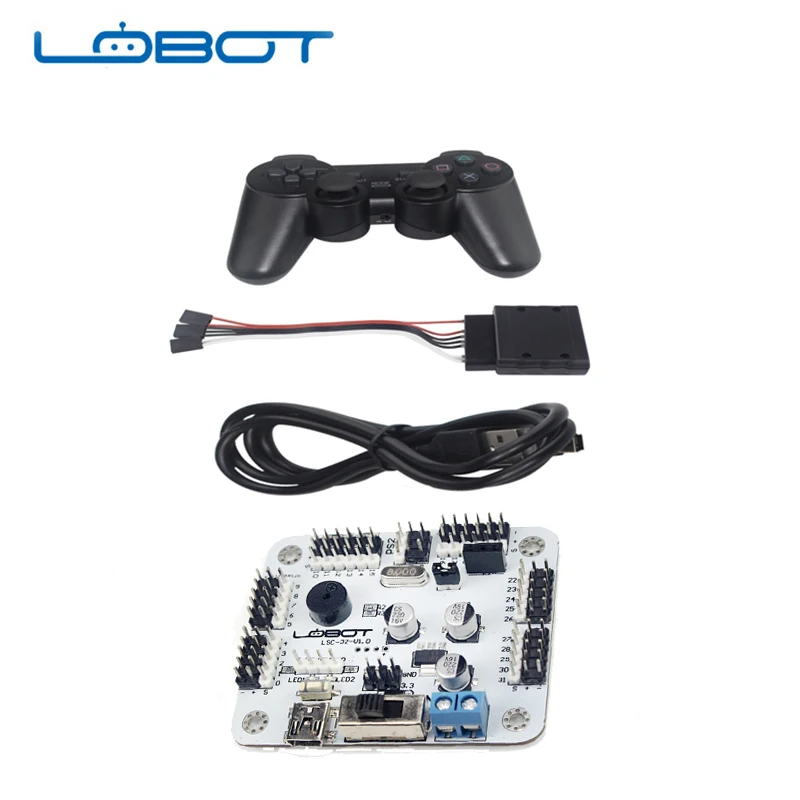 Servo Controller 32 CH Board with PS2 Handle Receiver Hexapod Bipedal RC Parts Robot | Игрушки и хобби