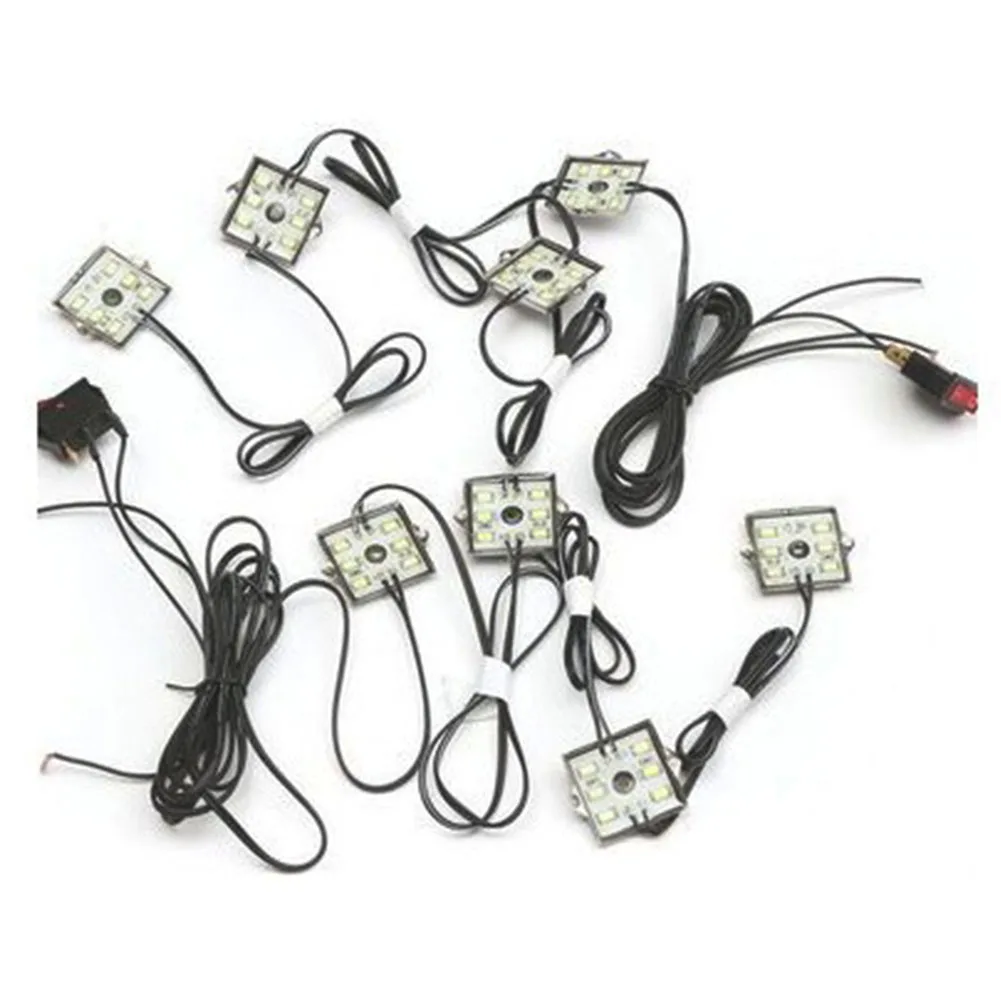 Высокое качество салона автомобиля 48LED 2 м освещение для чтения в машине 36*36 мм |