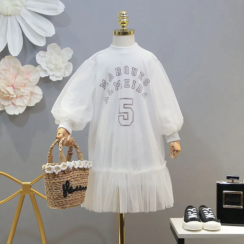 Детская одежда для девочек сезон весна Новинка 2019 года модное платье принцессы в