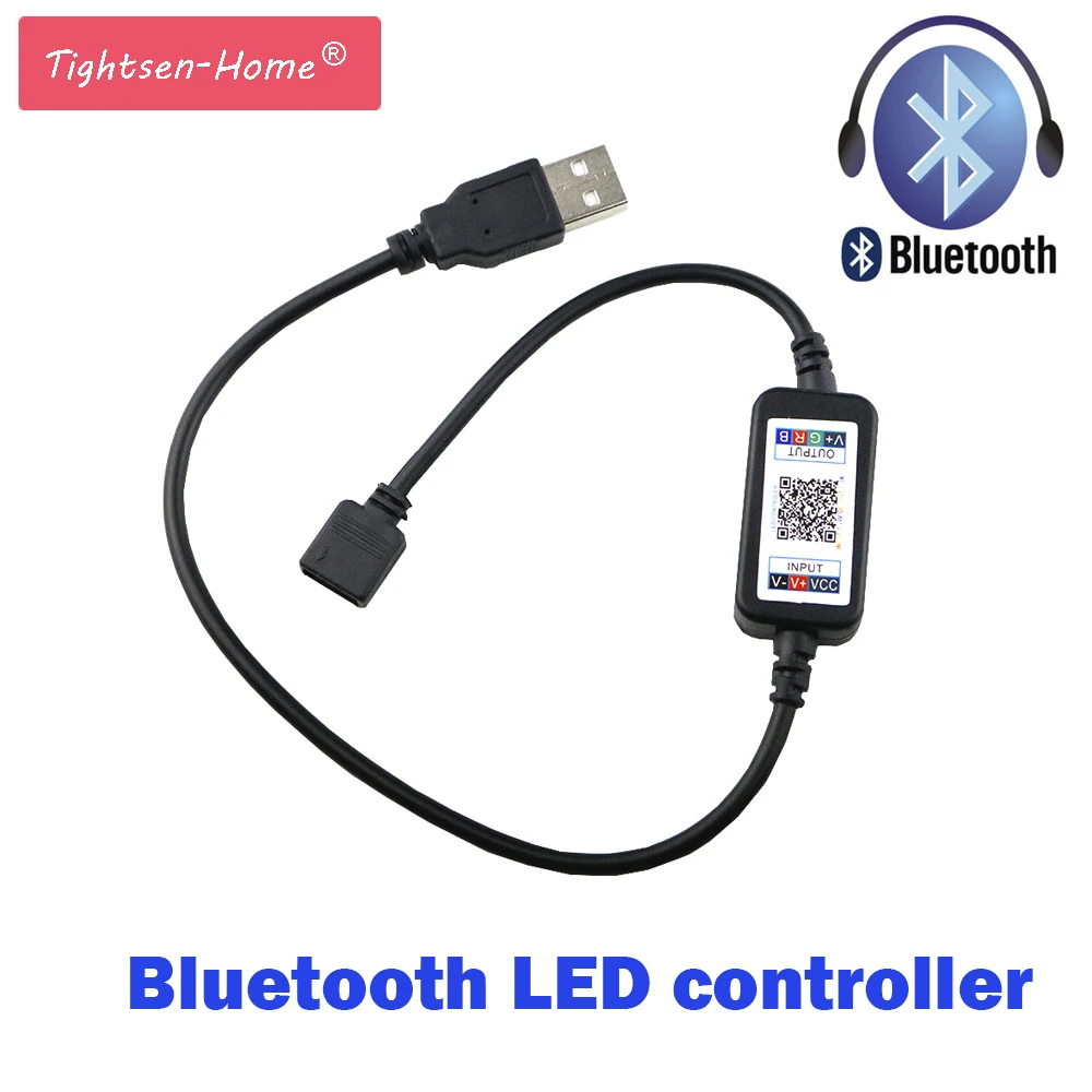 DC 5 V 24 умный Bluetooth контроллер 4 0 LED свет мини беспроводной диммер 3 канала RGB Led для