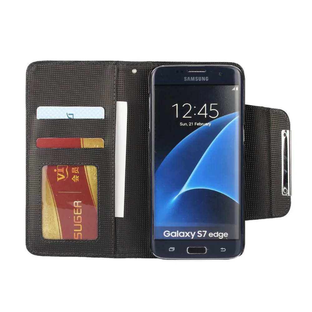 Для Samsung Galaxy S7 Edge S6 S5 S4 S3 съемный магнитный чехол 2 в 1 кожаный чехол-кошелек для |