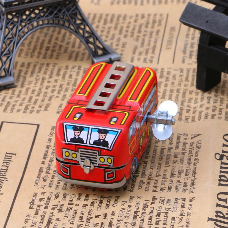1 шт. заводные игрушки старинный пожарный главный автомобиль грузовик