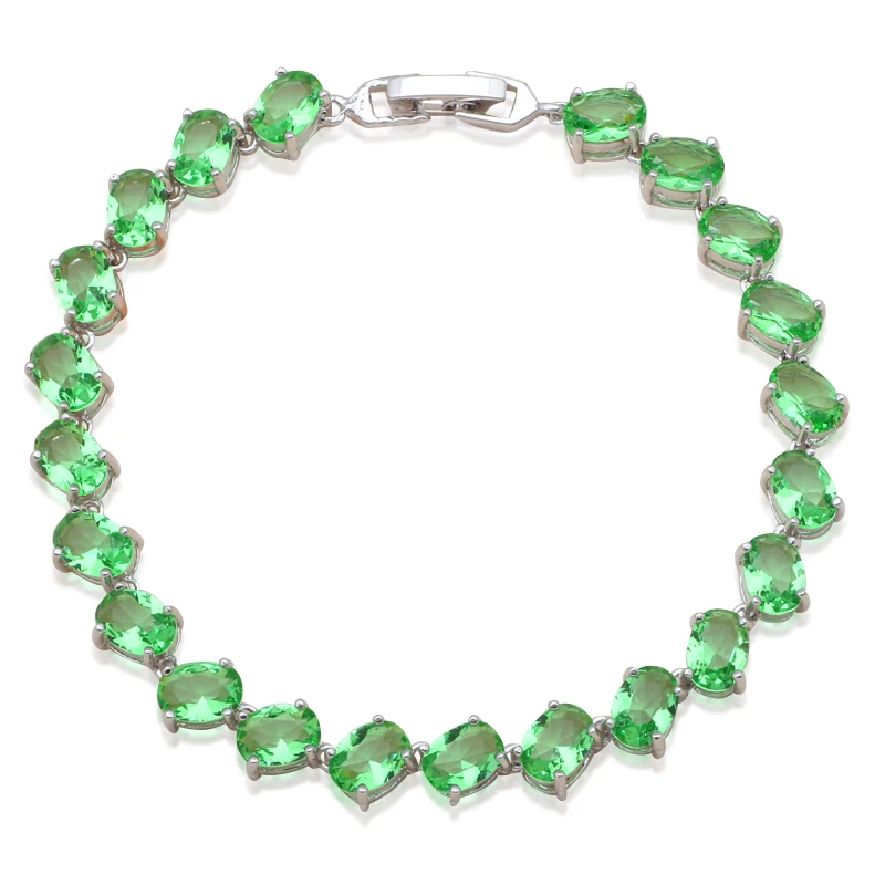 Красивый светлый амулет-перидот для женщин белый серебристый цвет свадебные и