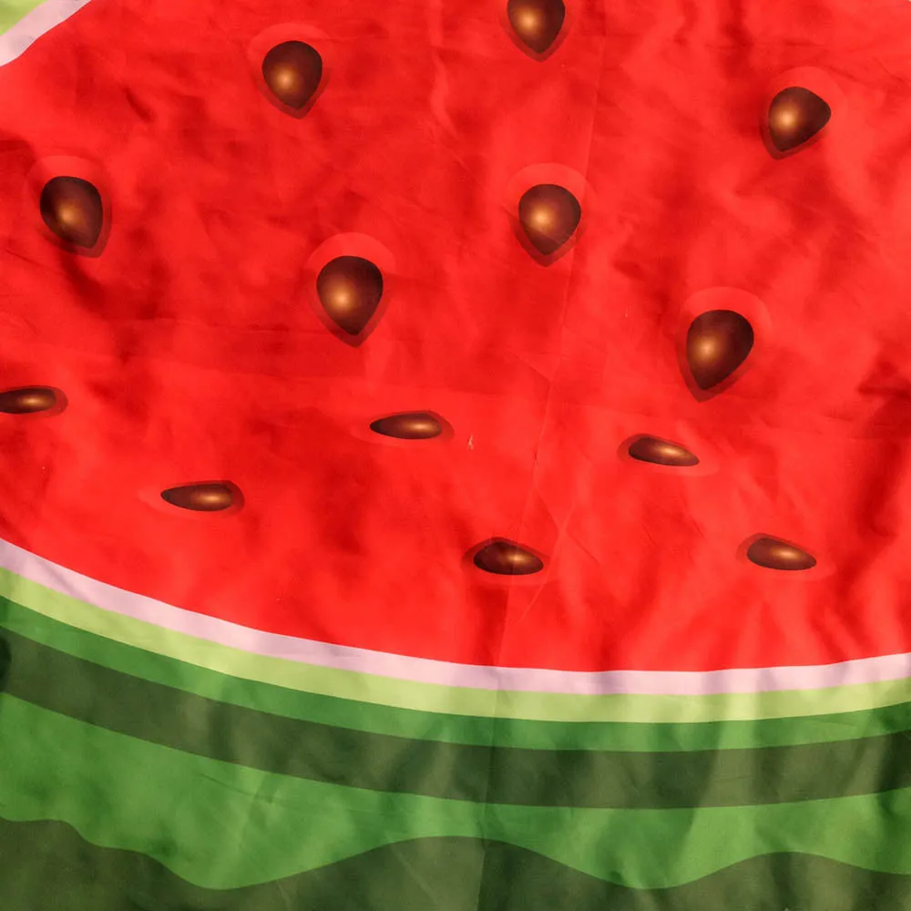 Outdoor Swimming Towels Fruits Design Round Hippie Tapestry Camping Picnic Throw Yoga Mat Towel Blanket Microfiber Beach Towels