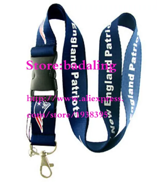 Оптовая продажа 60 шт. мода синий нфл нью ингланд липучки отколовшаяся строп с