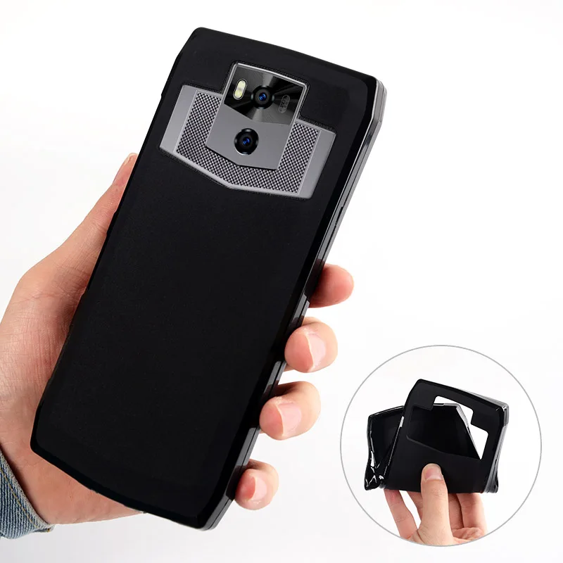 Глянцевый силиконовый чехол для Ulefone Power 5 искусственная защита смартфона ТПУ