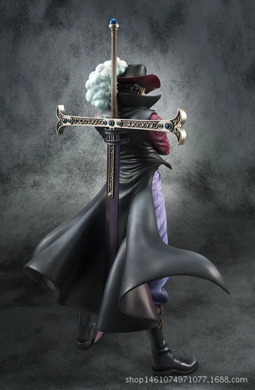 Аниме ONE PIECE собирать фигурка Dracule Mihawk ПВХ Модель Рисунок игрушки подарки для