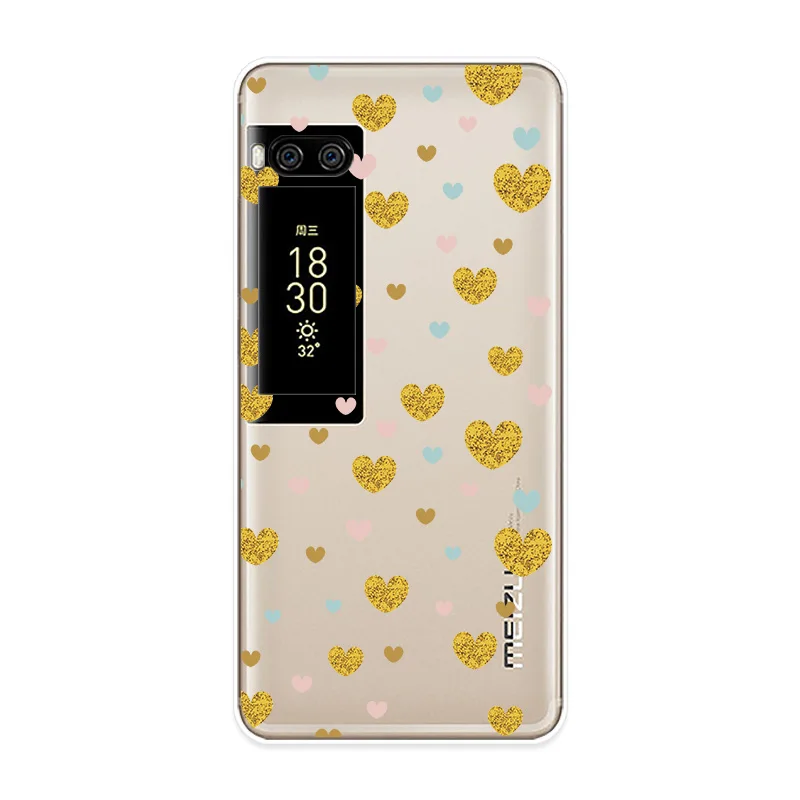 Мягкий силиконовый чехол для Meizu Pro 7, чехол s, 5,2 дюймов, Прозрачная силиконовая задняя крышка для телефона, для Meizu Pro 7 Plus, чехол Couqe - Цвет: K7