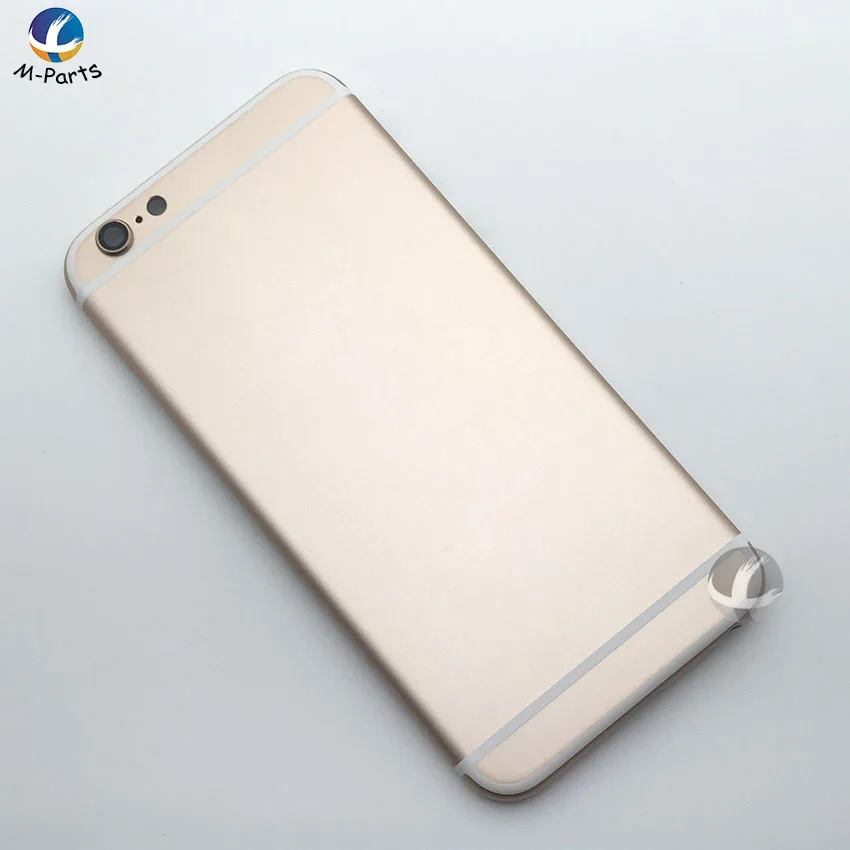 Задняя крышка для iPhone 6, 6 P, 6 S, 6SP Plus, металлический чехол для батареи, рамка с бесплатной наклейкой и инструментом