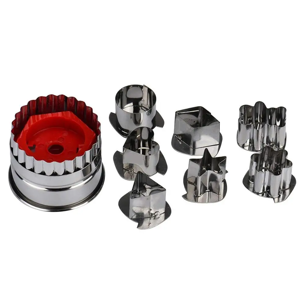 

UPORS 7Pcs/Set Cookies Cutter Tools Stainless Steel Biscuit Cookie Cutters 3D Gingerbread Cake Cookies Mould Kitchen Baking Tool