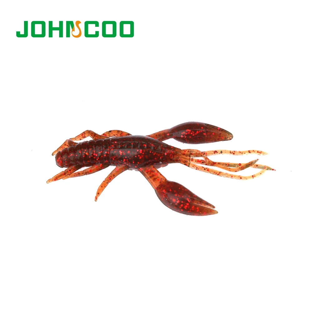 JOHNCOO Soft Fishing Lure 6pcs 65mm 5.4g Artificial Bait Silicone Wobblers Tackle | Спорт и развлечения