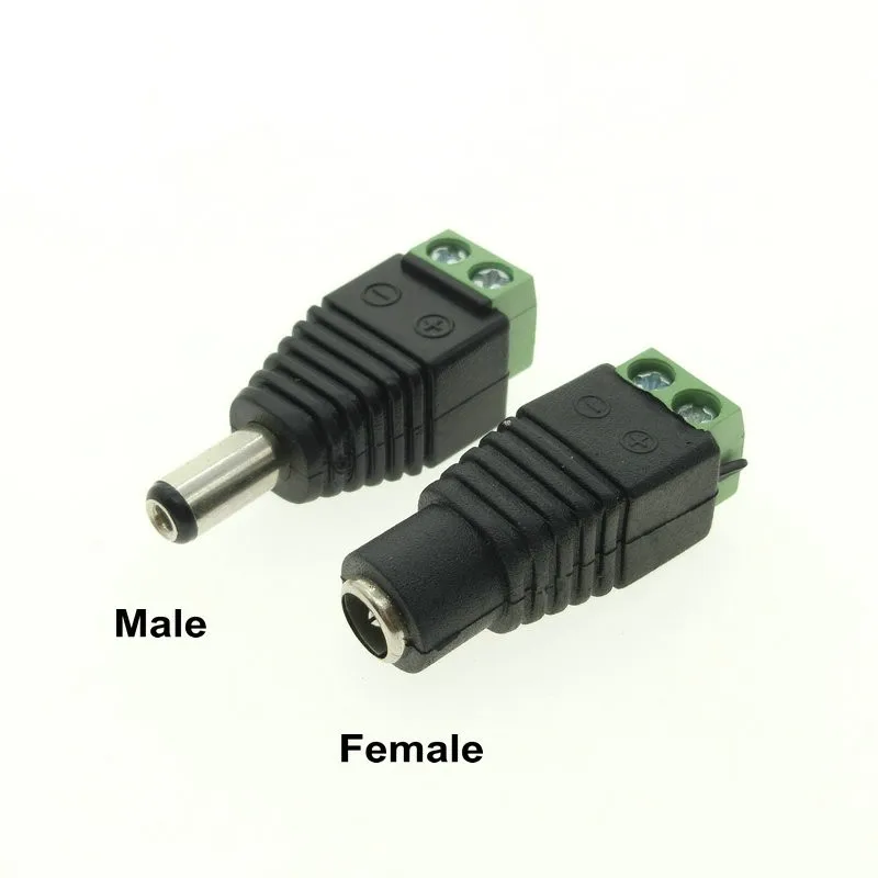 DC разъем для светодиодной ленты бесплатный сварочный адаптер мужской или