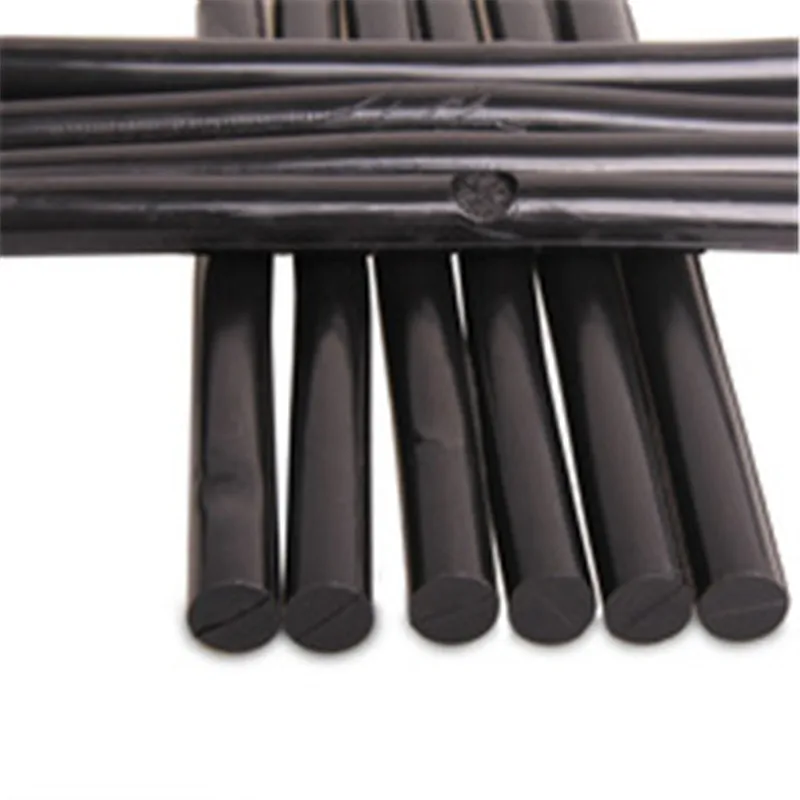 TopQuality 5pcs Hair Extensions Hot Glue Sticks Italy Keratin Tools ForSalon Beauty Brown Clear Black Pistolet A Keratine | Шиньоны и