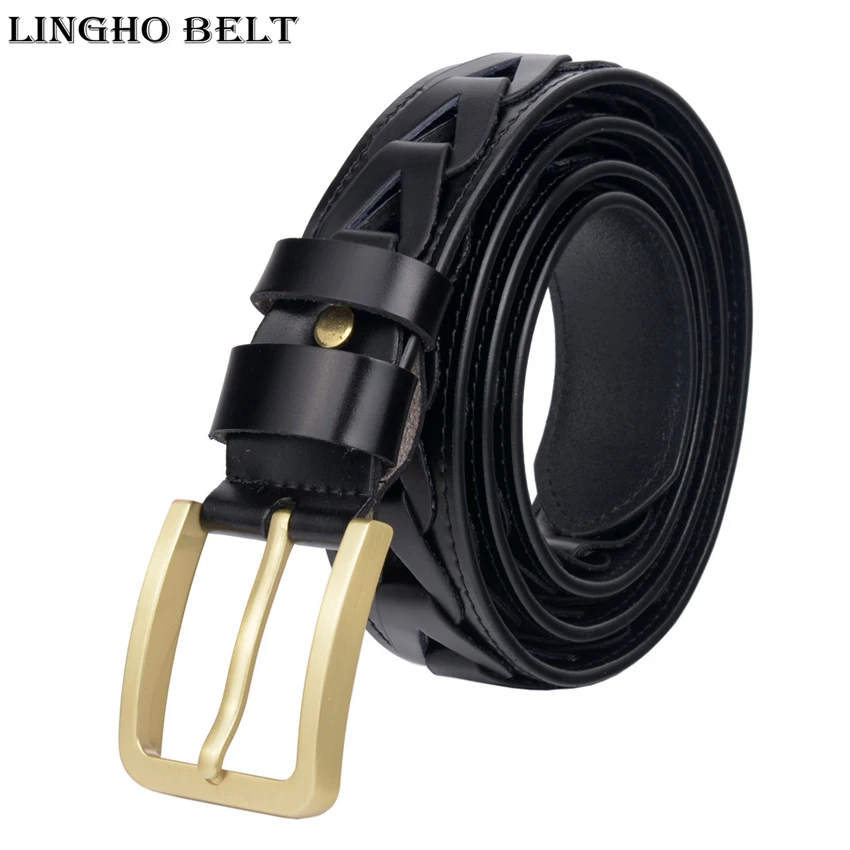 Новое поступление роскошные кожаные Для мужчин S ремень наивысшего качества