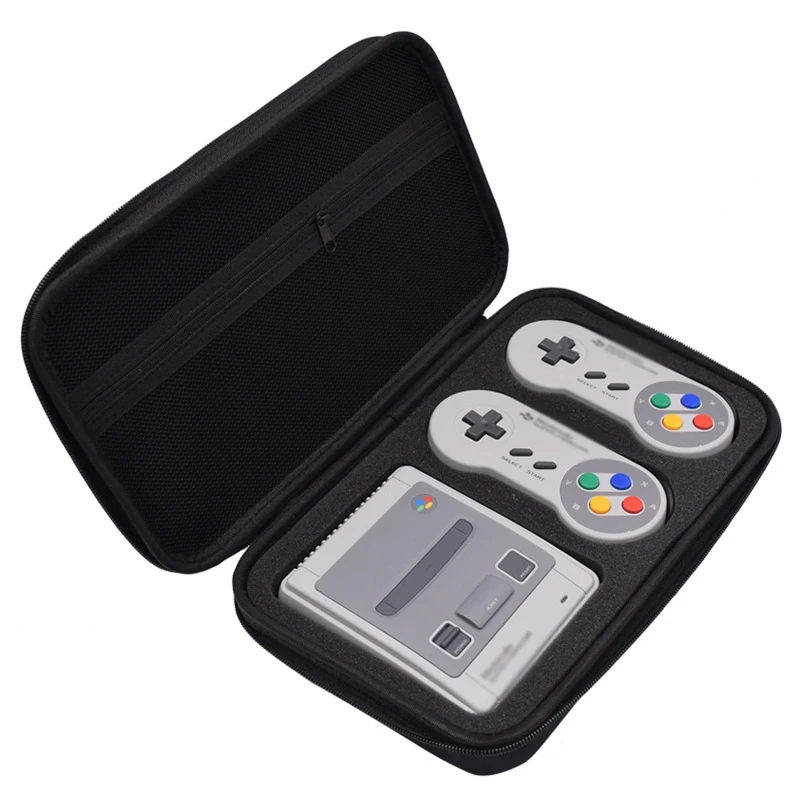 Лучшая сумка для игрового чехла AAAE Nintendo Switch SNES SFC Classic Mini 2 контроллеров чехол