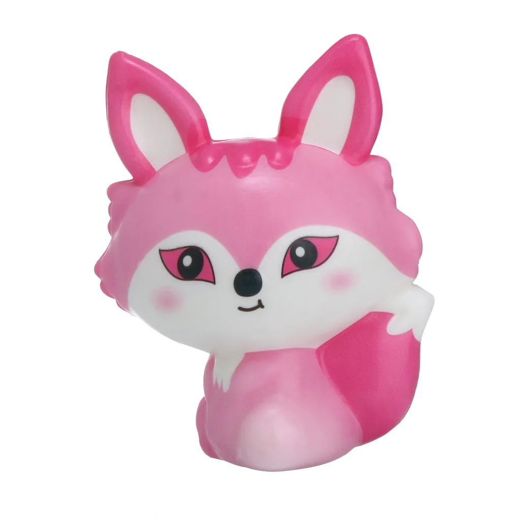 Игрушка для декомпрессии милые и мягкие Kawaii Fox медленно восстанавливающий крем ароматизированные игрушки для снятия стресса подарки Уникальные игрушки