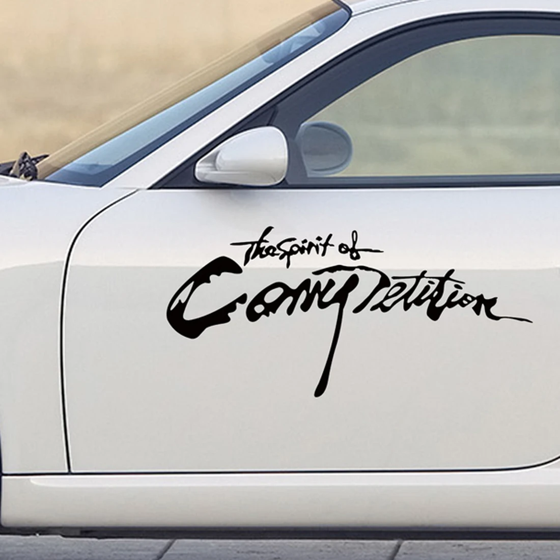 Dewtreetali 28*13 см стикер для стайлинга автомобиля Spirition of Competition виниловые наклейки на