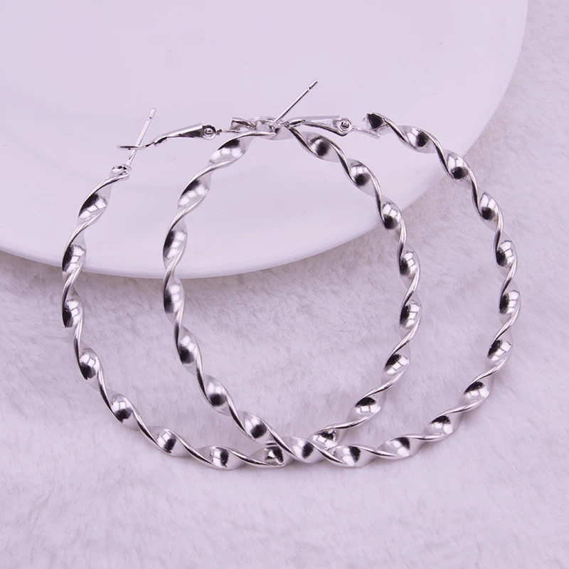 Новые Классические серьги кольца Женские Ювелирные изделия Круглые для женщин