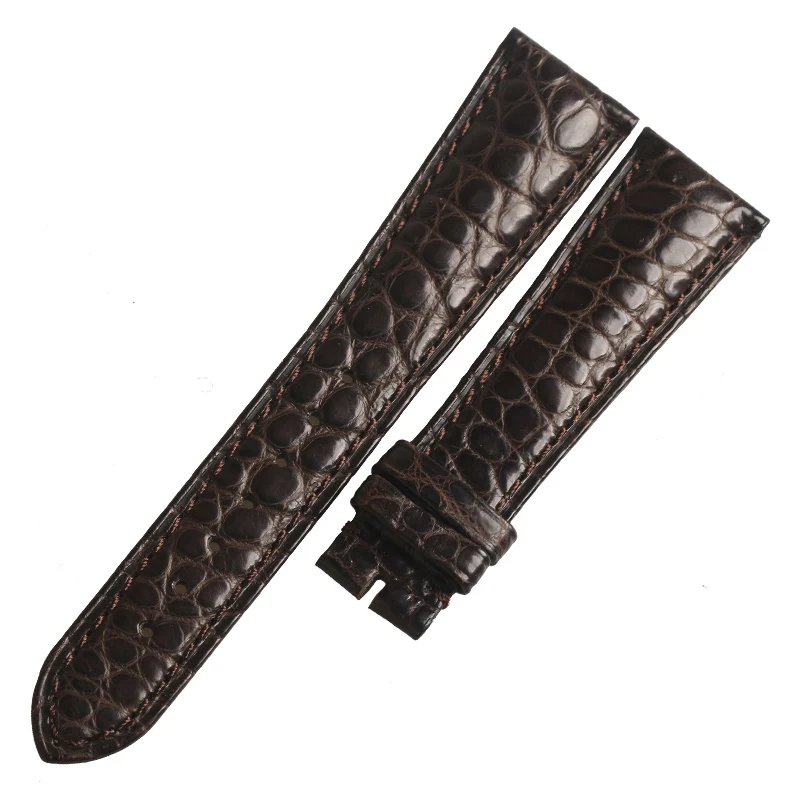Ремешок WENTULA из крокодиловой кожи для наручных часов тонкий классический браслет