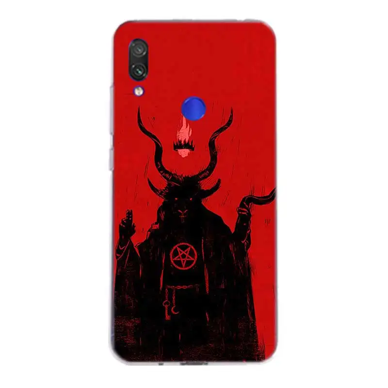 Devil Satan New Fun Silicone Case For Xiaomi Redmi Note 7 6 Pro 5 4 4X K20 7A Y3 S2 5A 6A Xiomi Pocophone F1 9T 9 SE 8 A2 lite |