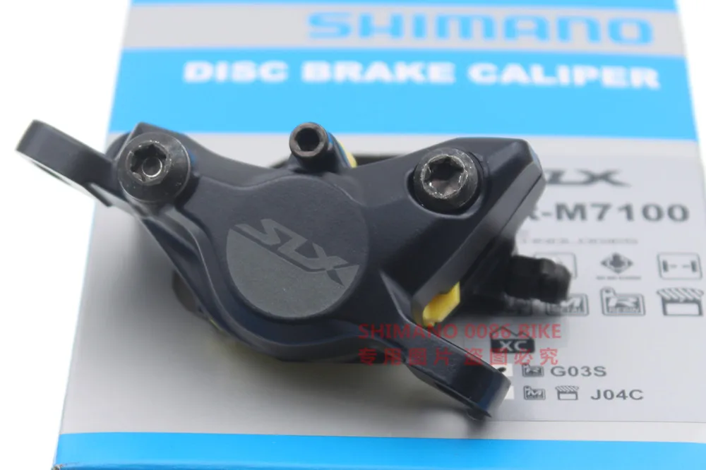 Shimano горный велосипед SLX M7100 тормозной суппорт BR-M7100 с G03S J04C колодки Гидравлический дисковый тормоз M7100 суппорт