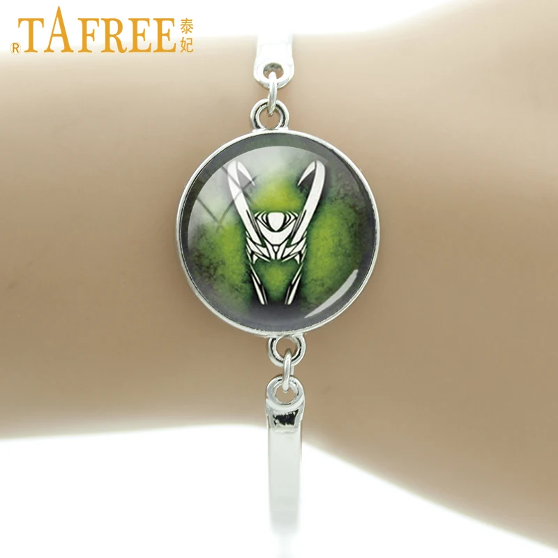 Винтажный Браслет бренда TAFREE Loki God of Mischief аксессуары для платья модные Поклонники