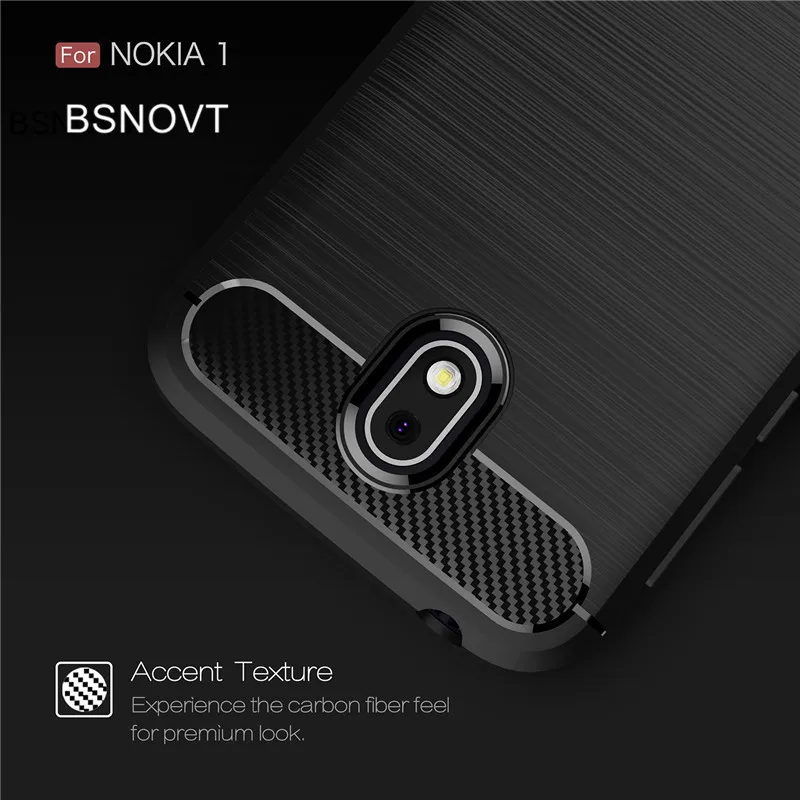 BSNOVT для Nokia 1 чехол противоударный силиконовый матовый телефона Fundas 2018 Чехол