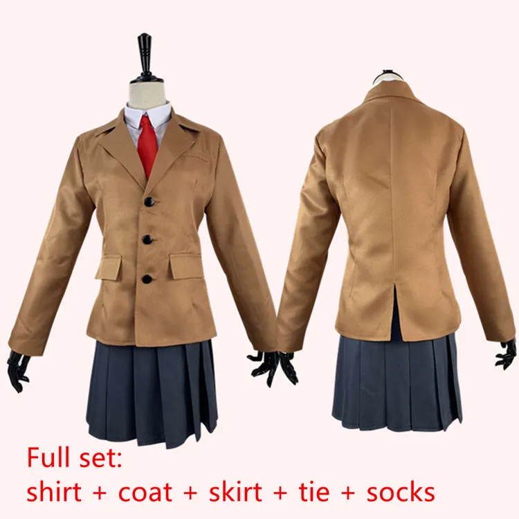 Seishun Buta Yarou wa Sakurajima Mai школьная форма Костюм Аниме костюмы для косплея 2019 японская