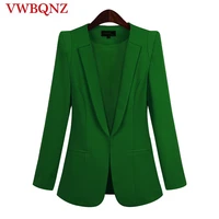 2021 hot sale black women blazers and jackets new spring autumn casual office women suits slim solid female jacket plus size 5xl