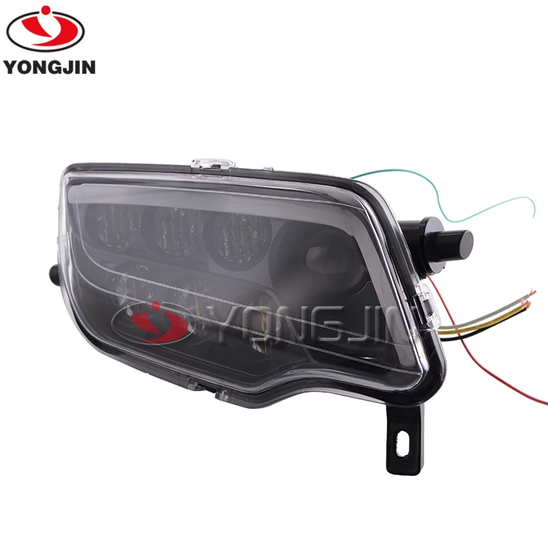 Светодиодные фары Hi/Lo с кольцом halo для Honda аксессуары Pioneer 1000 SXS1000 ATV UTV|headlamp led|headlamp